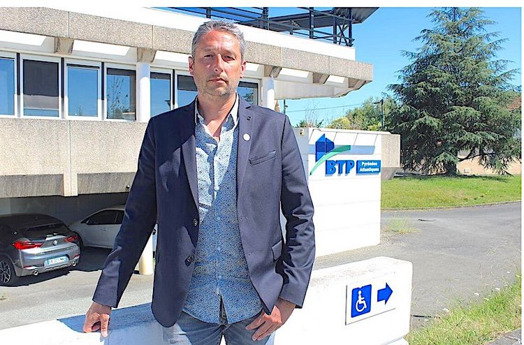 Sébastien Labourdette, président de la FBTP 64